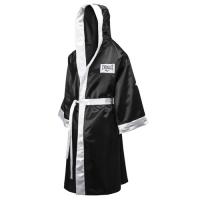 Халат с капюшоном XXL черн/бел. (арт. 4387H XXL BK/WH)