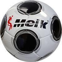 Мяч футбольный "Meik-077-11" 2-слоя, TPU+PVC 2.7, 400-410 гр., машинная сшивка B31231