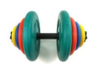 Гантель разборная MB Barbell цветная 39 кг